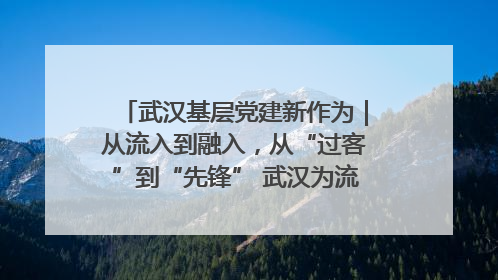 武汉基层党建新作为｜从流入到融入，从“过客”到“先锋” 武汉为流动党员筑起温暖之家
